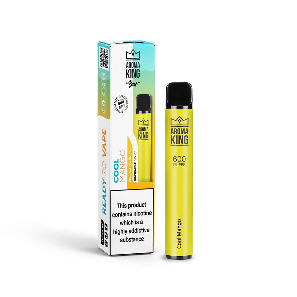 Aroma King Bar 600 Cool Mango Disposable Vape