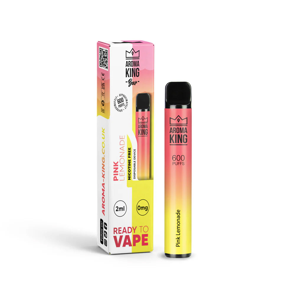 Aroma King Bar 600 Pink Lemonade Disposable Vape