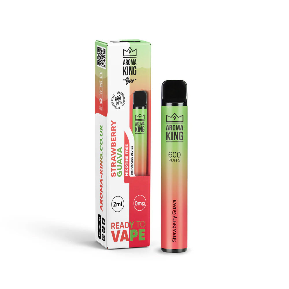 Aroma King Bar 600 Strawberry Guava Disposable Vape