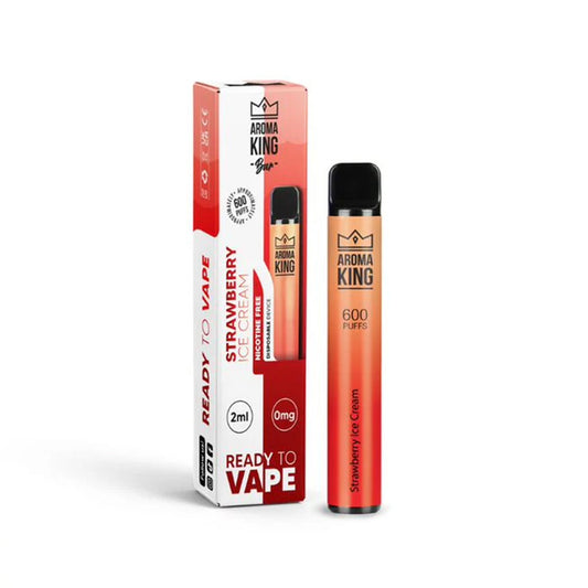 Aroma King Bar 600 Strawberry Ice Cream Disposable Vape