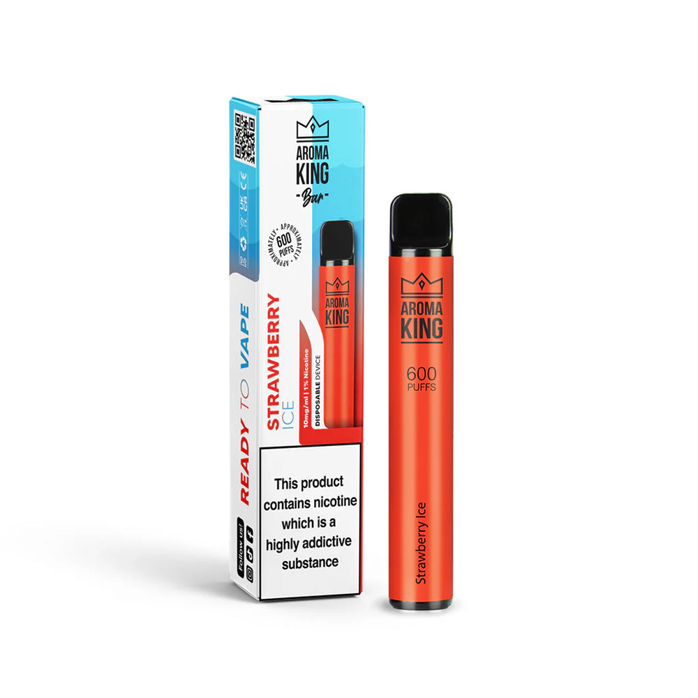 Aroma King Bar 600 Strawberry Ice Disposable Vape