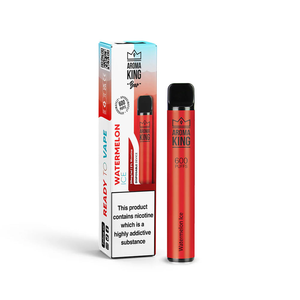 Aroma King Bar 600 Watermelon Ice Disposable Vape