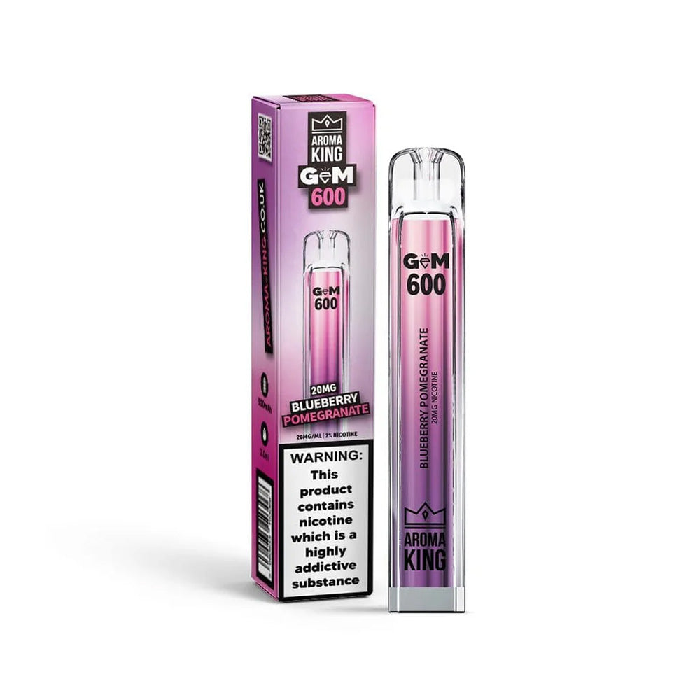 Aroma King GEM 600 Blueberry Pomegranate Disposable Vape