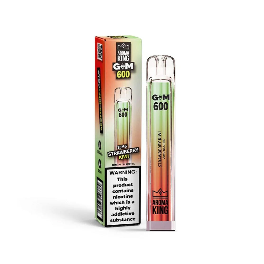 Aroma King GEM 600 Strawberry Kiwi Disposable Vape