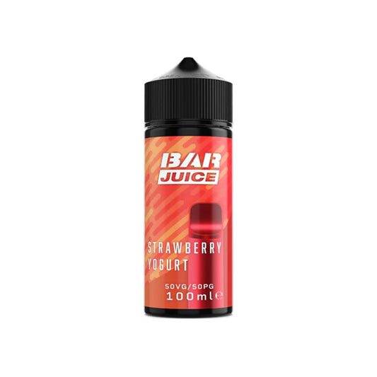 Bar Juice 100ml Shortfill Strawberry Yogurt 0mg