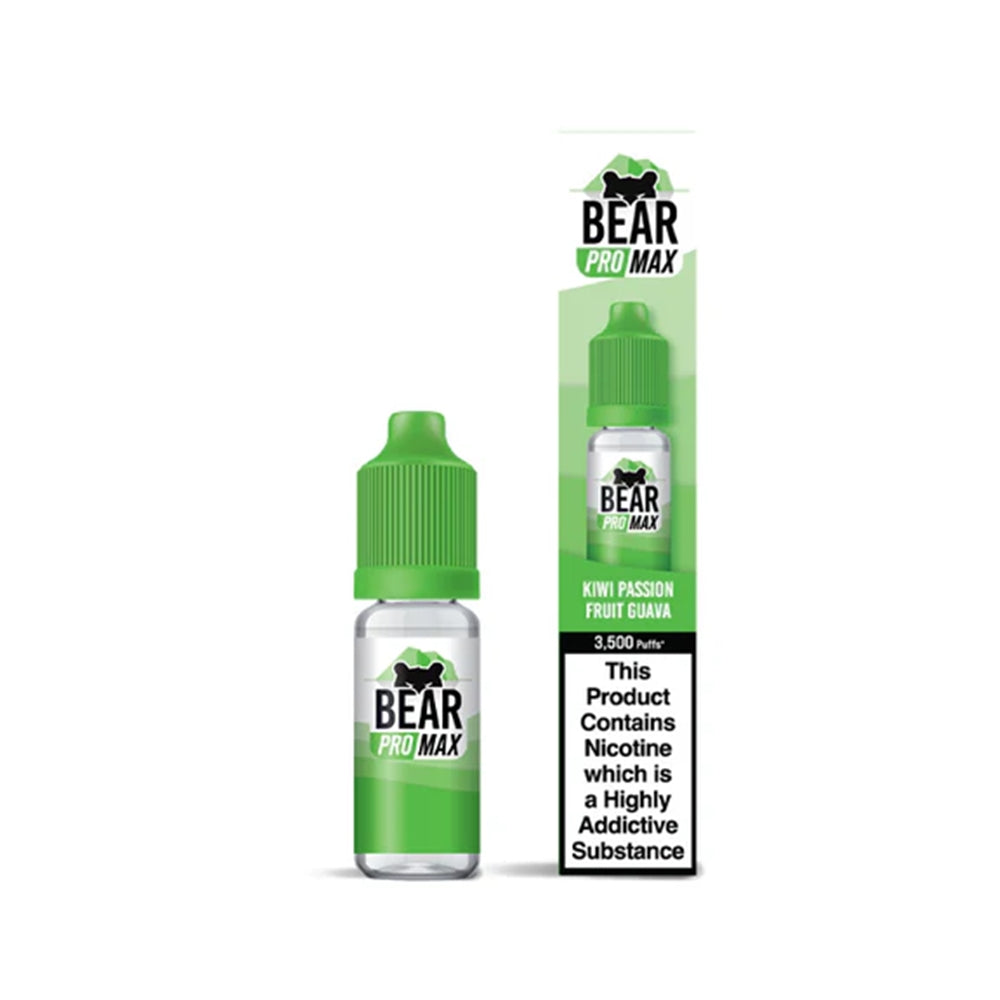 Bear Pro Max Kiwi Passionfruit Guava Nic Salt E Liquid