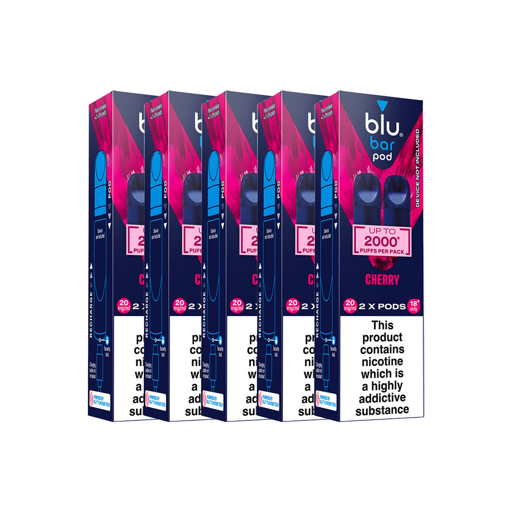 Blu Bar Cherry Pod Bundle - 5 Boxes