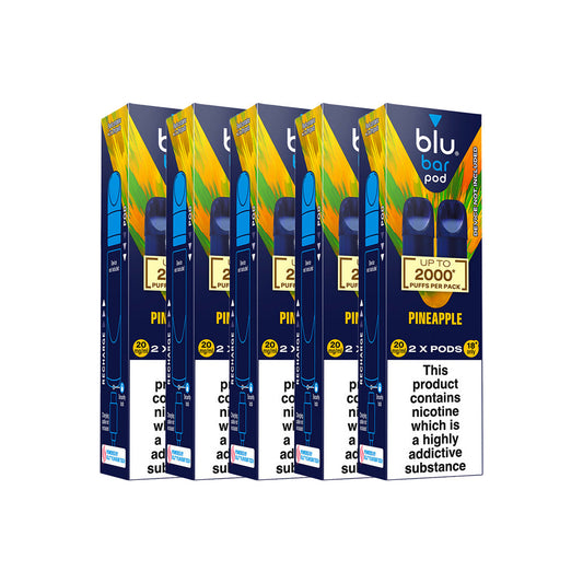 Blu Bar Pineapple Pod Bundle - 5 Boxes