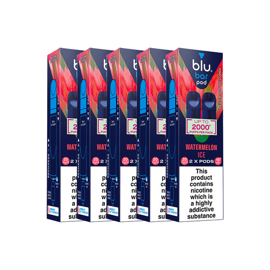 Blu Bar Watermelon Ice Pod Bundle - 5 Boxes