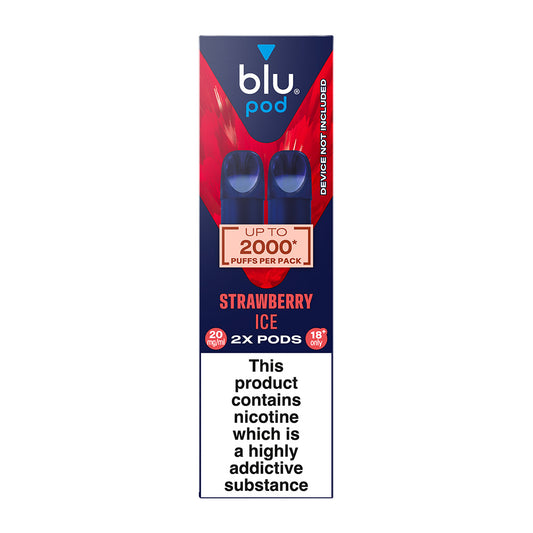 Blu Bar Strawberry Ice Pods (2 Pack)