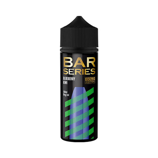 Bar Series Gold Edition 100ml Shortfill E-Liquid Blueberry Kiwi