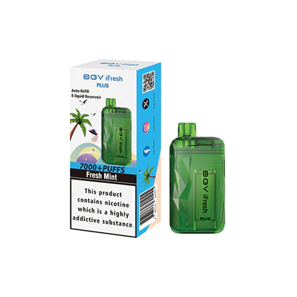 BVG iFresh Plus 7000 Fresh Mint Disposable Vape