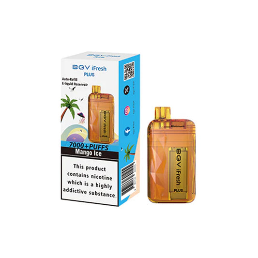 BVG iFresh Plus 7000 Mango Ice Disposable Vape