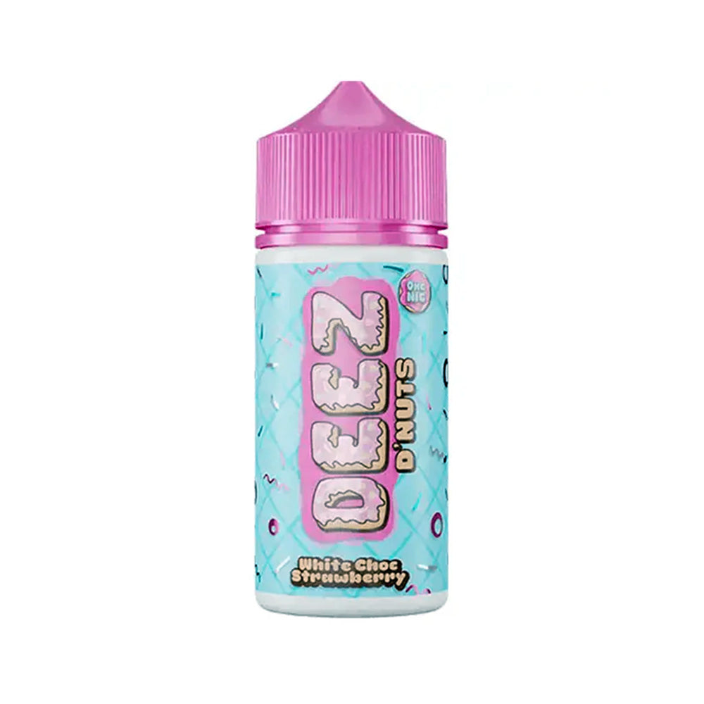 Deez D'Nuts 100ml Shortfill White Choc Strawberry