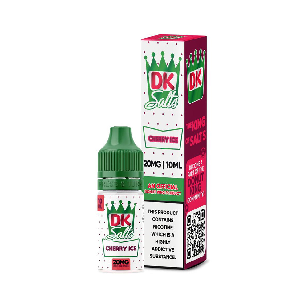 Donut King Salts Cherry Ice E Liquid 10ml