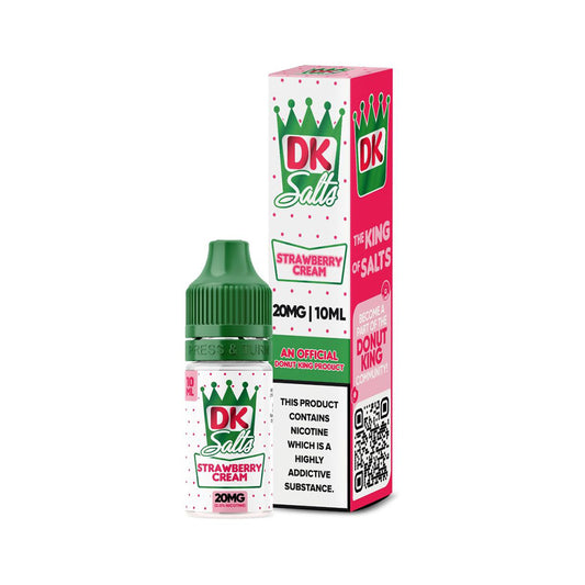 Donut King Salts Strawberry Cream E Liquid 10ml