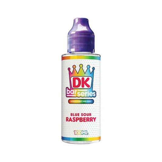 Donut King 100ml Shortfill E-liquid Blue Sour Raspberry