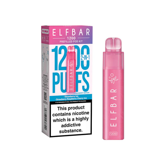 Elf Bar 1200 Strawberry Edition Pod Vape