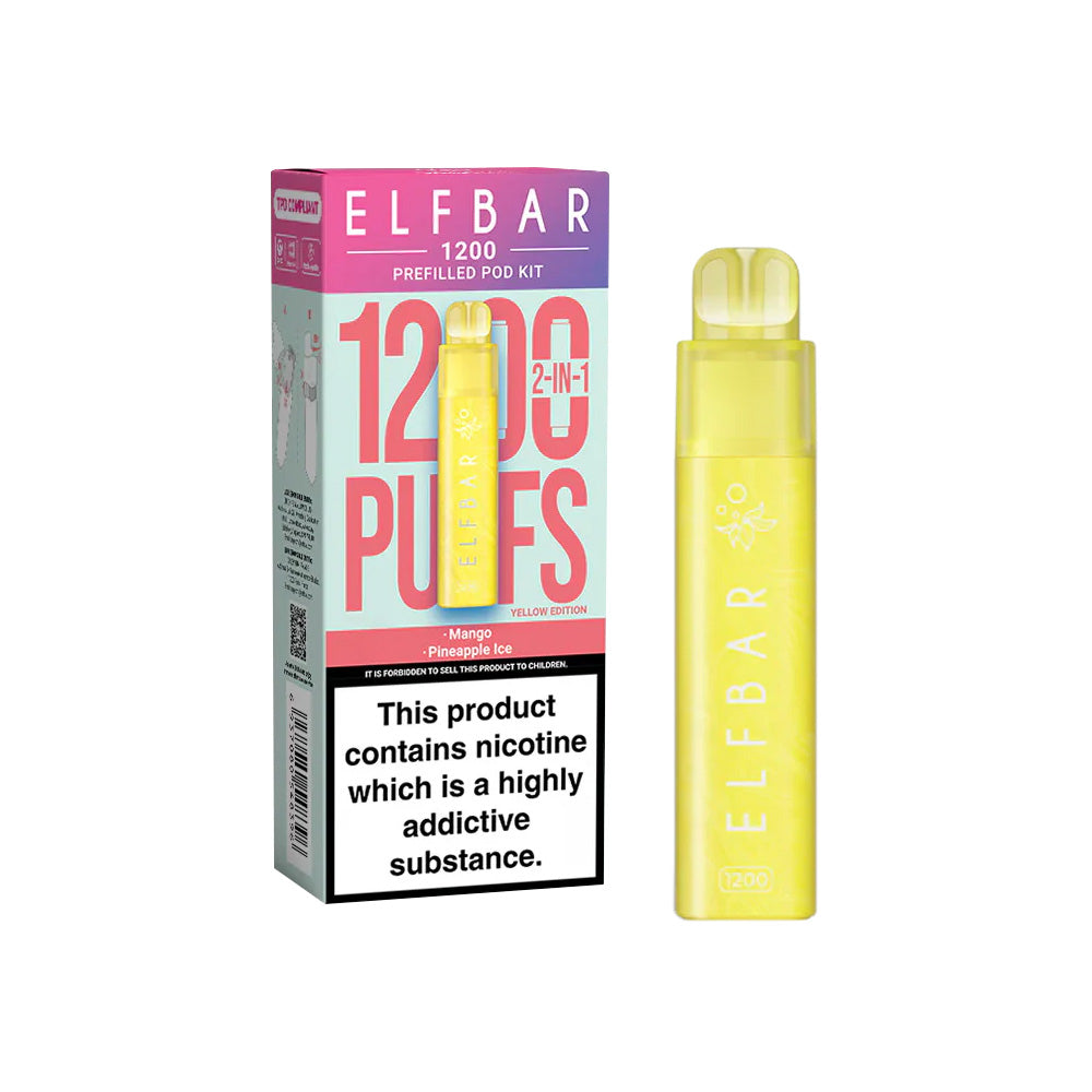 Elf Bar 1200 Yellow Edition Pod Vape