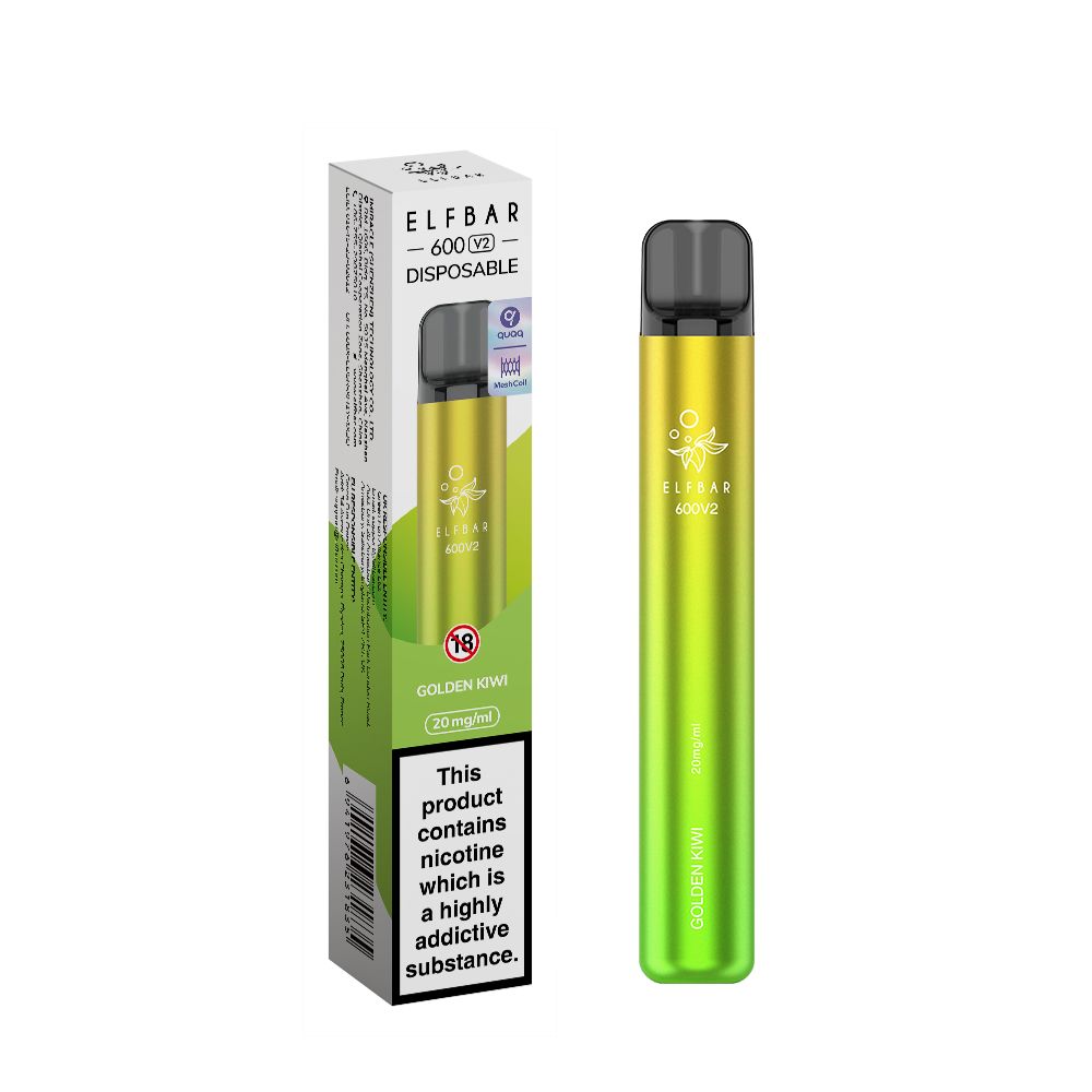 Elf Bar 600 V2 Golden Kiwi Disposable Vape