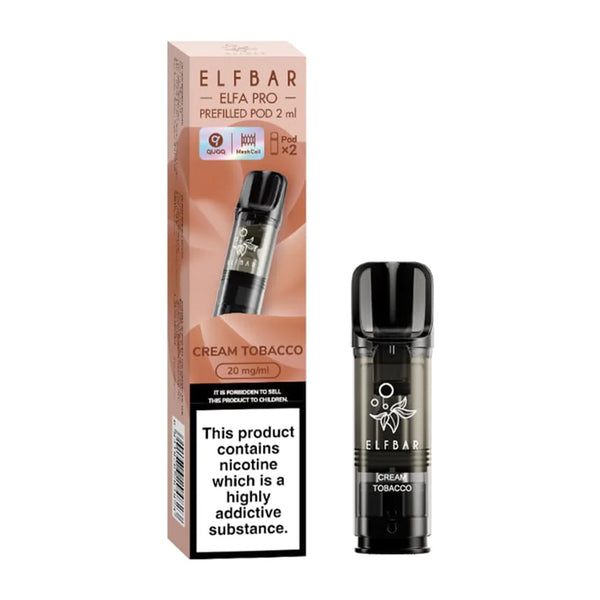 ELFA Device + Pod Precaricata CREAM TOBACCO 20mg - Elf Bar