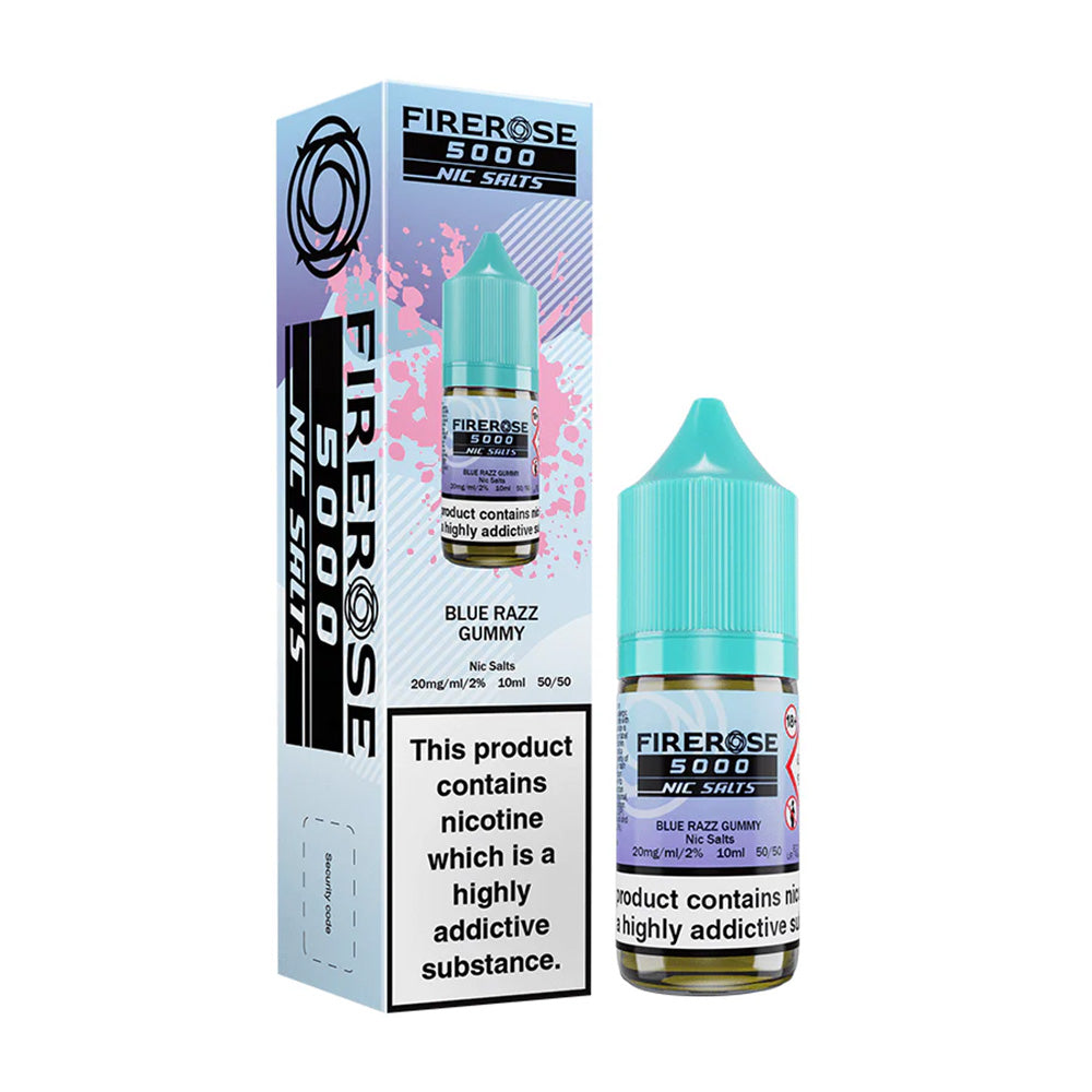 Elux Firerose 5000 Blue Razz Gummy E Liquid