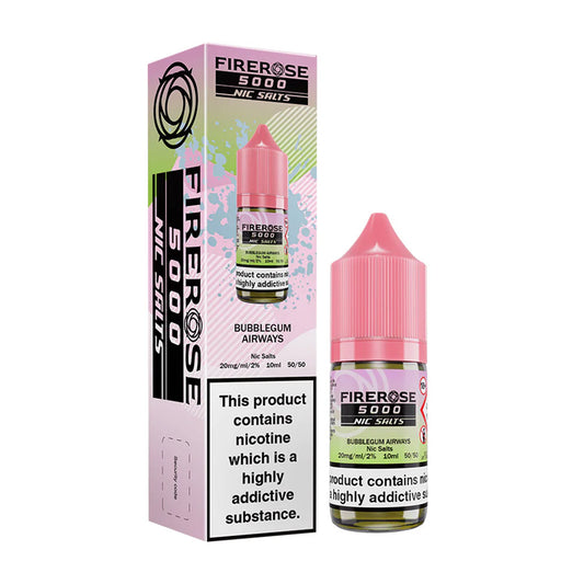 Elux Firerose 5000 Bubblegum Airways E Liquid