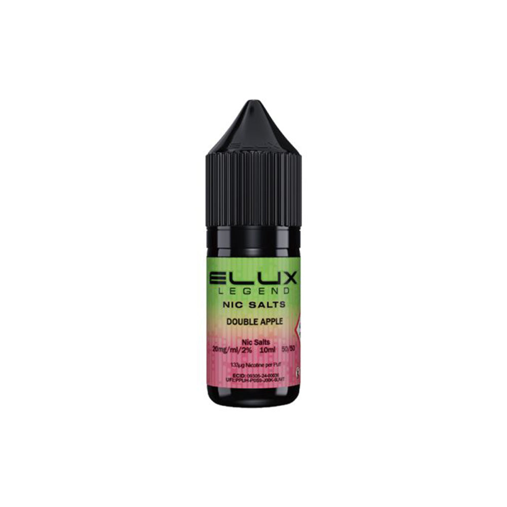 Elux Legend Nic Salts Double Apple E Liquid 10ml