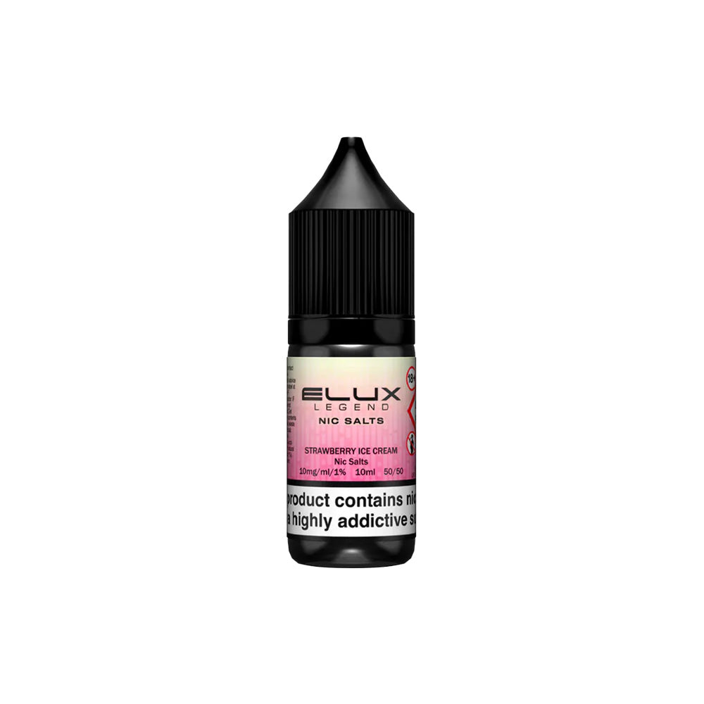 Elux Legend Nic Salts Strawberry Ice Cream E Liquid 10ml