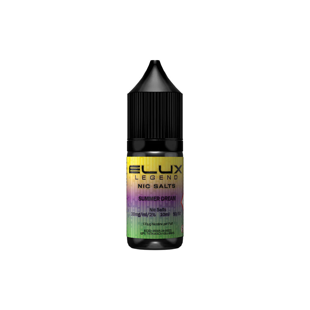 Elux Legend Nic Salts Summer Dream E Liquid 10ml