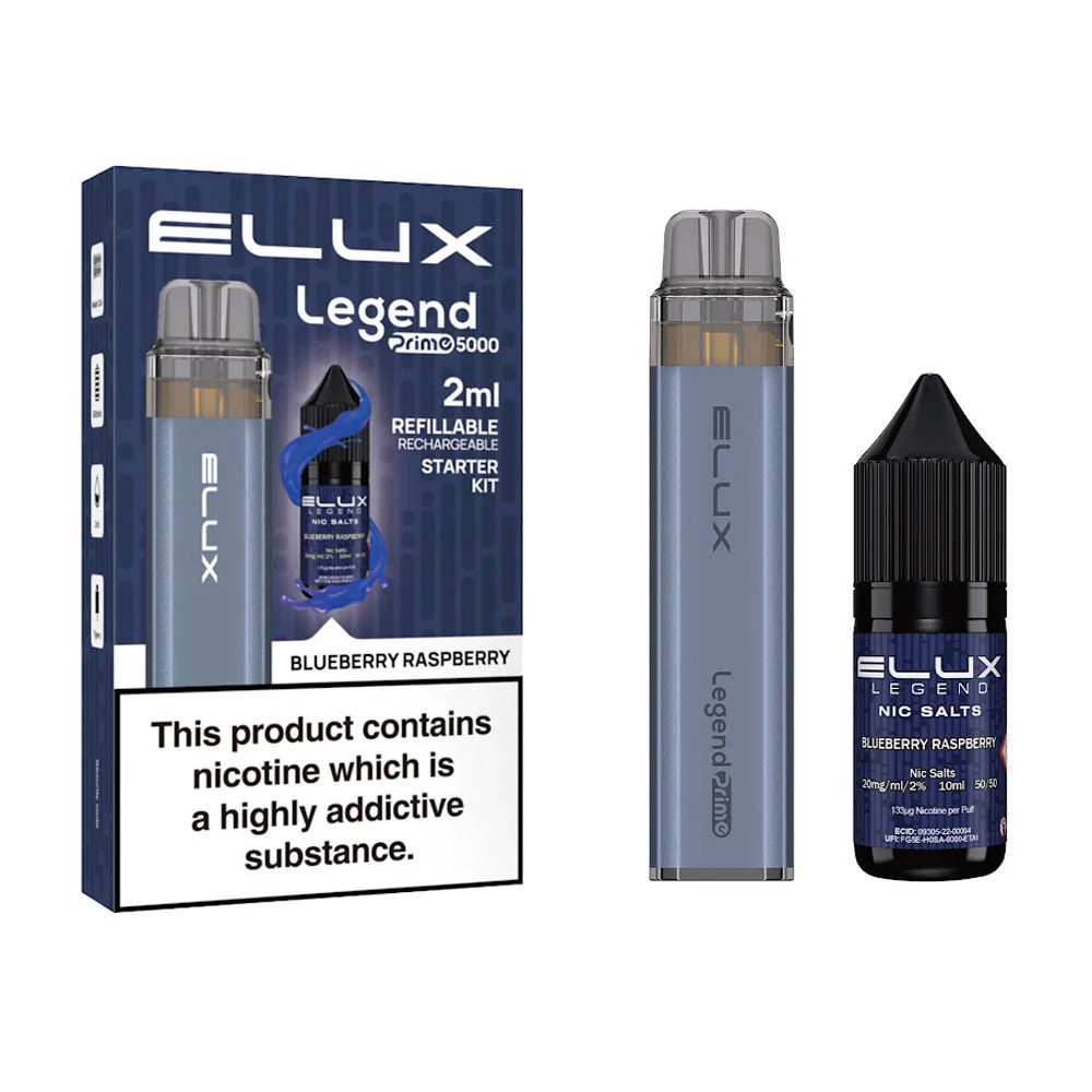 Elux Legend Prime 5000 Refillable Vape | Free UK Delivery