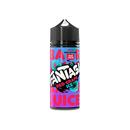 Fantasi Bar Juice Red Grape Ice 100ml Shortfill E Liquid