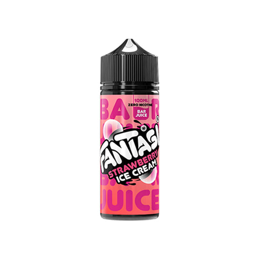 Fantasi Bar Juice Strawberry Ice Cream 100ml Shortfill E Liquid