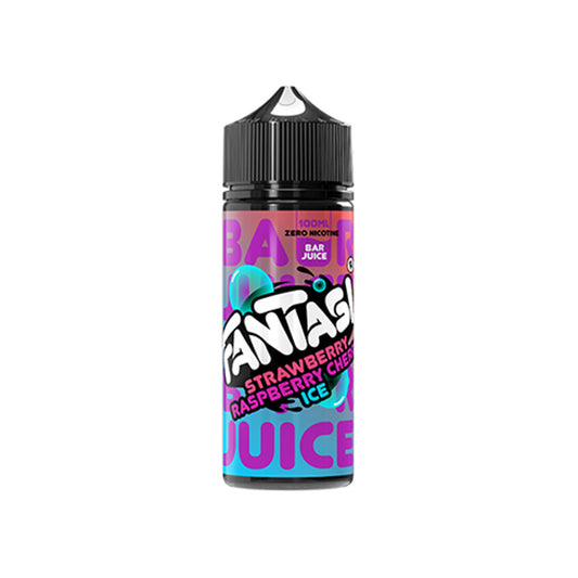 Fantasi Bar Juice Strawberry Raspberry Cherry Ice 100ml Shortfill E Liquid