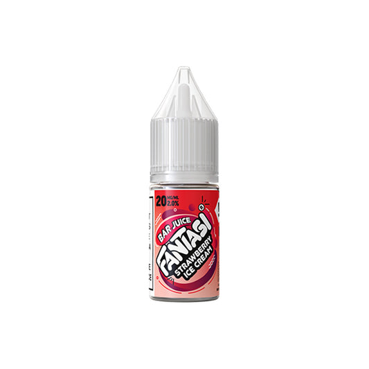 Fantasi Bar Salts Strawberry Ice Cream E Liquid 10ml