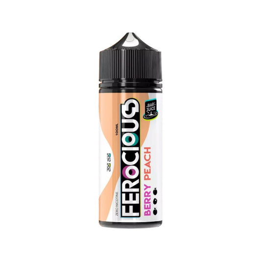 Fantasi Ferocious Bar Juice 100ml Shortfill E Liquid Berry Peach