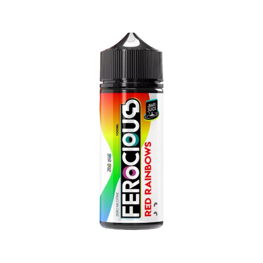 Fantasi Ferocious Bar Juice 100ml Shortfill E Liquid Red Rainbows