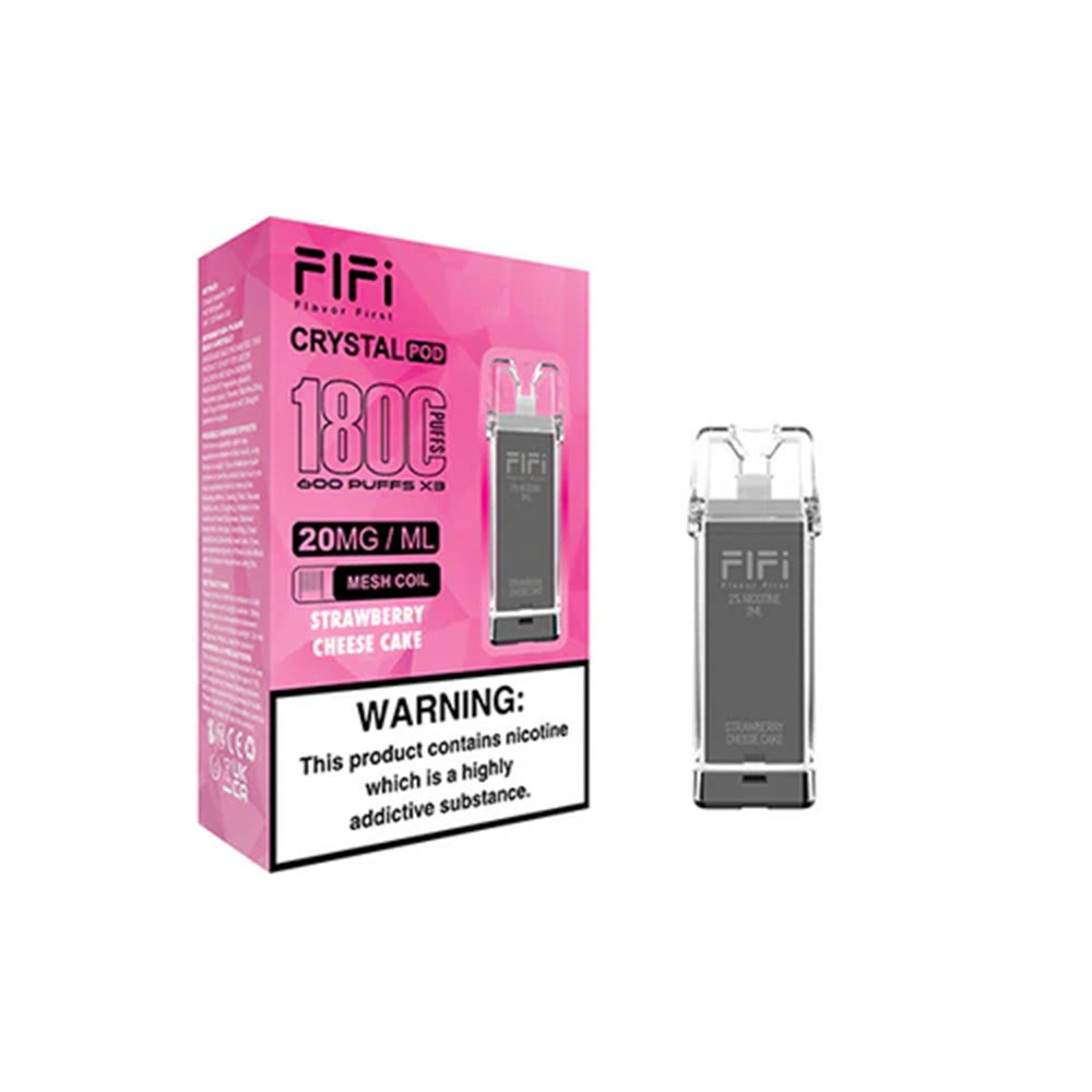 FLFI Crystal Strawberry Cheesecake Pods (3 Pack)