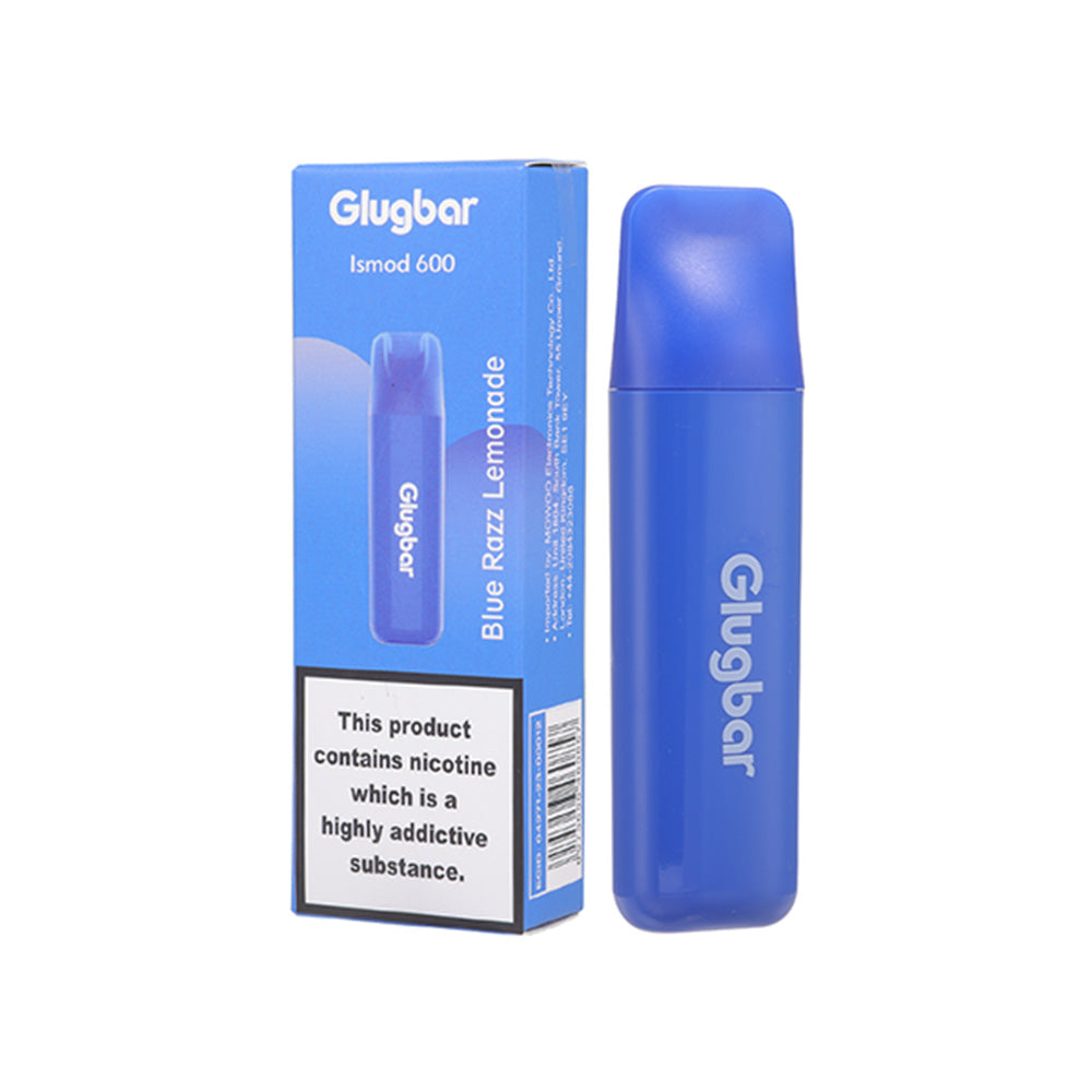 Glugbar Ismod 600 Blue Razz Lemonade Disposable Vape