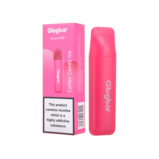 Glugbar Ismod 600 Cotton Candy Ice Disposable Vape