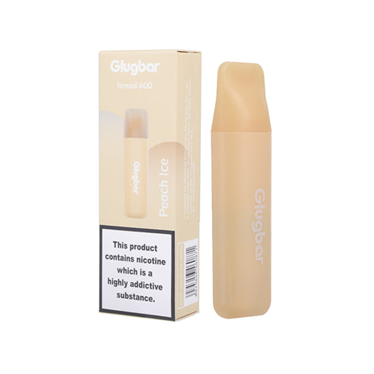 Glugbar Ismod 600 Peach Ice Disposable Vape