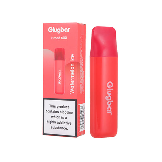 Glugbar Ismod 600 Watermelon Ice Disposable Vape