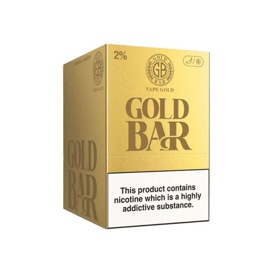 Gold Bar Prime Disposable Vape 10 Pack