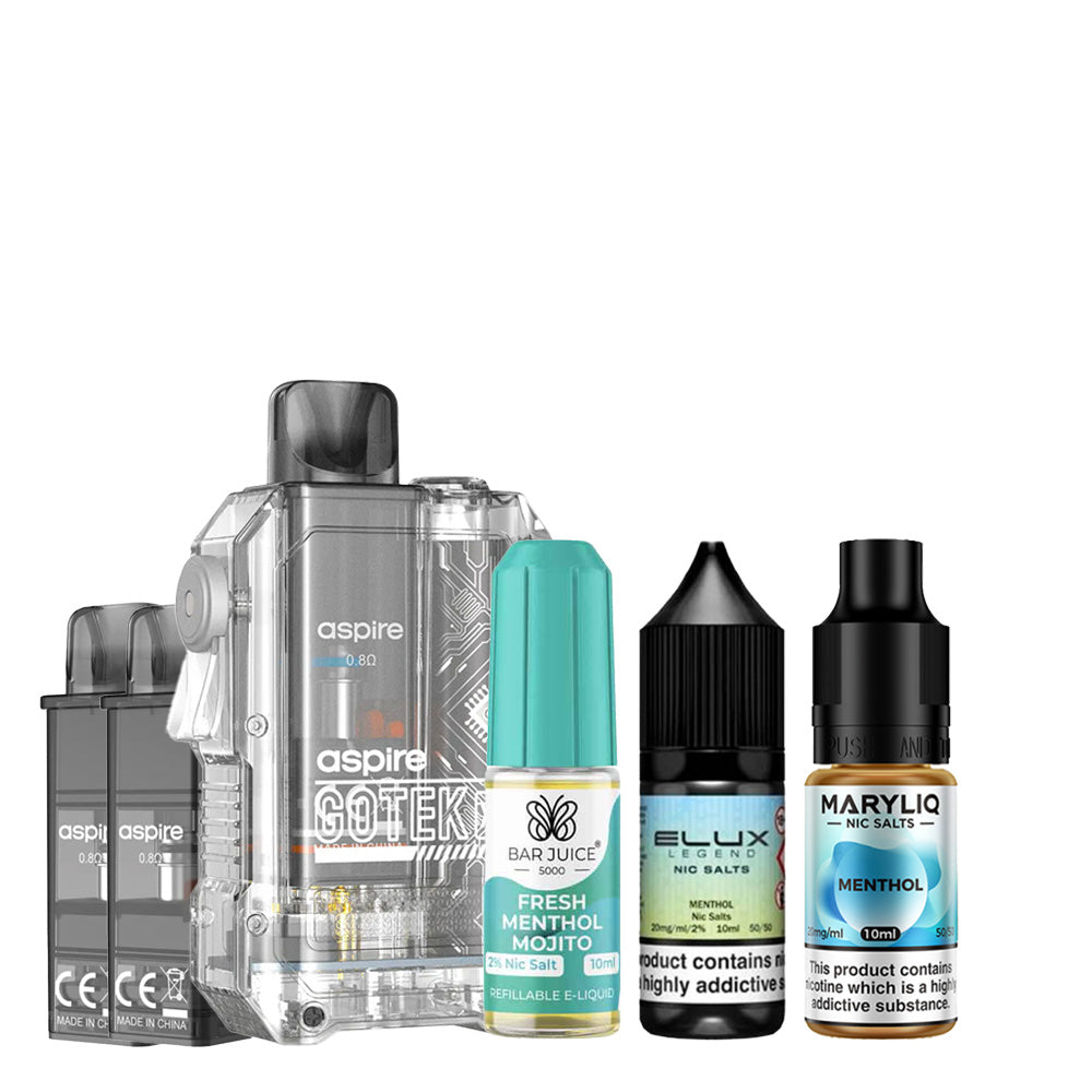 Aspire Gotek X Menthol Bundle