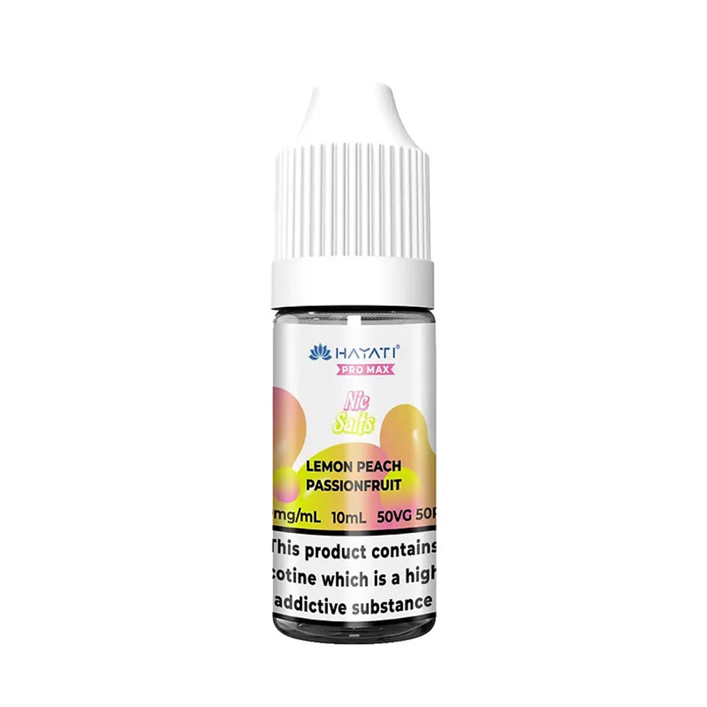 Hayati Pro Max Lemon Peach Passionfruit Nic Salt E Liquid