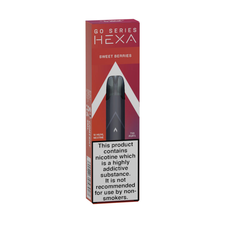 HEXA GO Sweet Berries Disposable Vape | Free UK Delivery