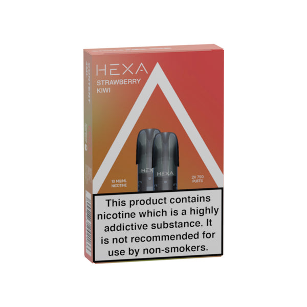 Strawberry Kiwi E-Liquid Pods by Hexa
