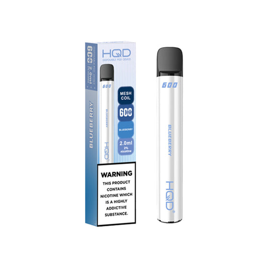 HQD 600 Blueberry Disposable Vape