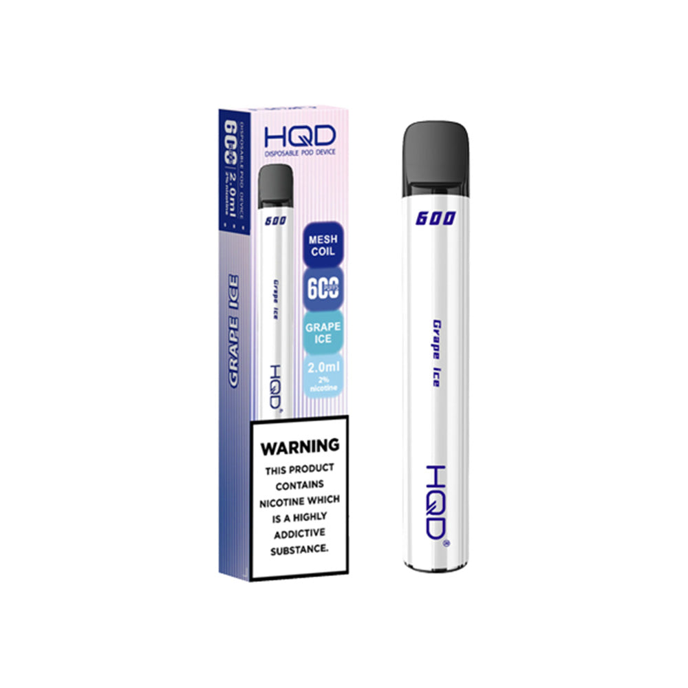 HQD 600 Grape Ice Disposable Vape