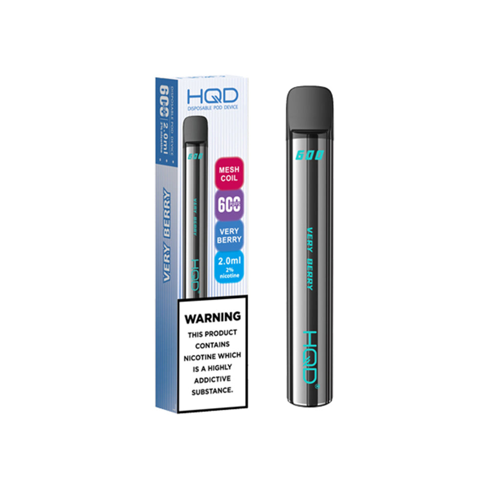 HQD 600 Very Berry Disposable Vape